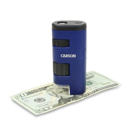 Carson Pocket Micro™ 20x-60x Büyütme LED Aydınlatmalı Zoom Cep Mikroskobu resmi