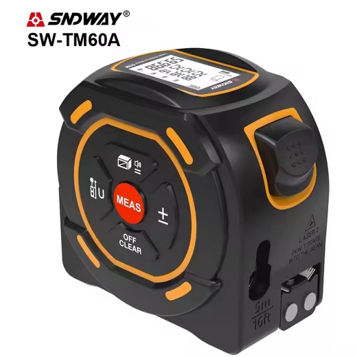 SNDWAY SW-TM60A Lazer Mesafe Ölçerli Şerit Metre resmi