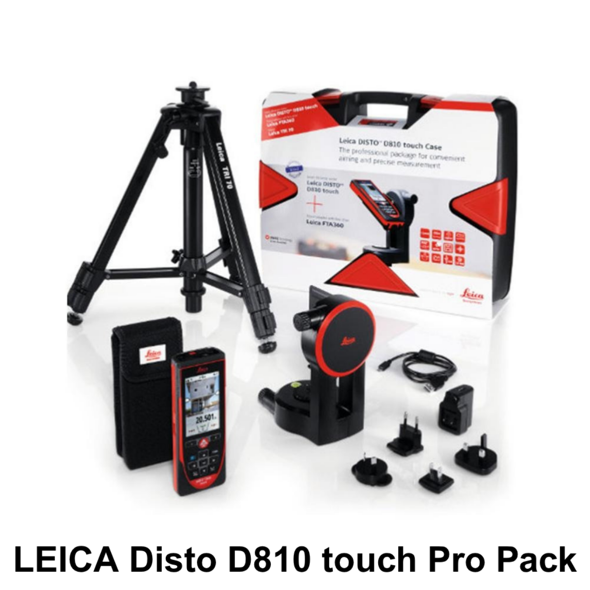Leica DISTO D810 touch Pro Pack Lazer Mesafe Ölçer resmi