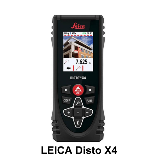 Leica Disto X4 Kameralı Lazer Mesafe Ölçer resmi