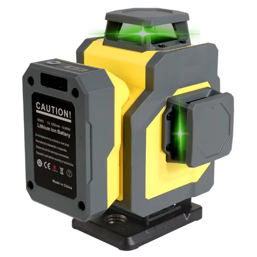 Mount Laser KLL-D603G Yeşil Çizgi 4D Lazerli Nivo resmi